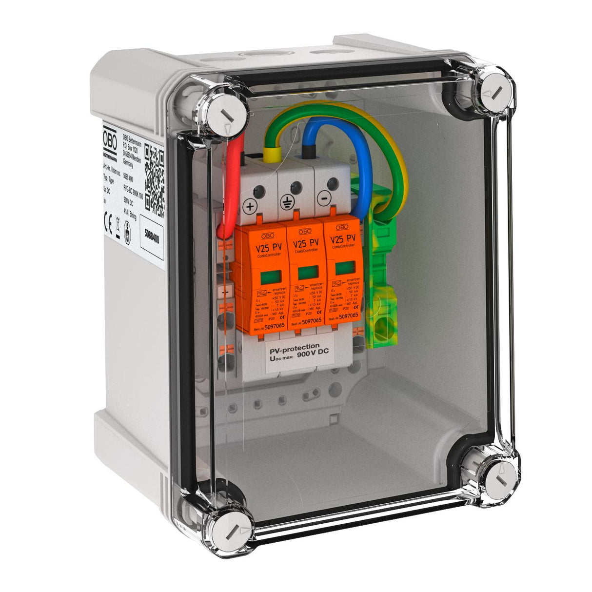 BETTERMANN DC-Stringbox 1f 41A 900V/mess PVG-BC 900K 100 Verschr IP66 1p