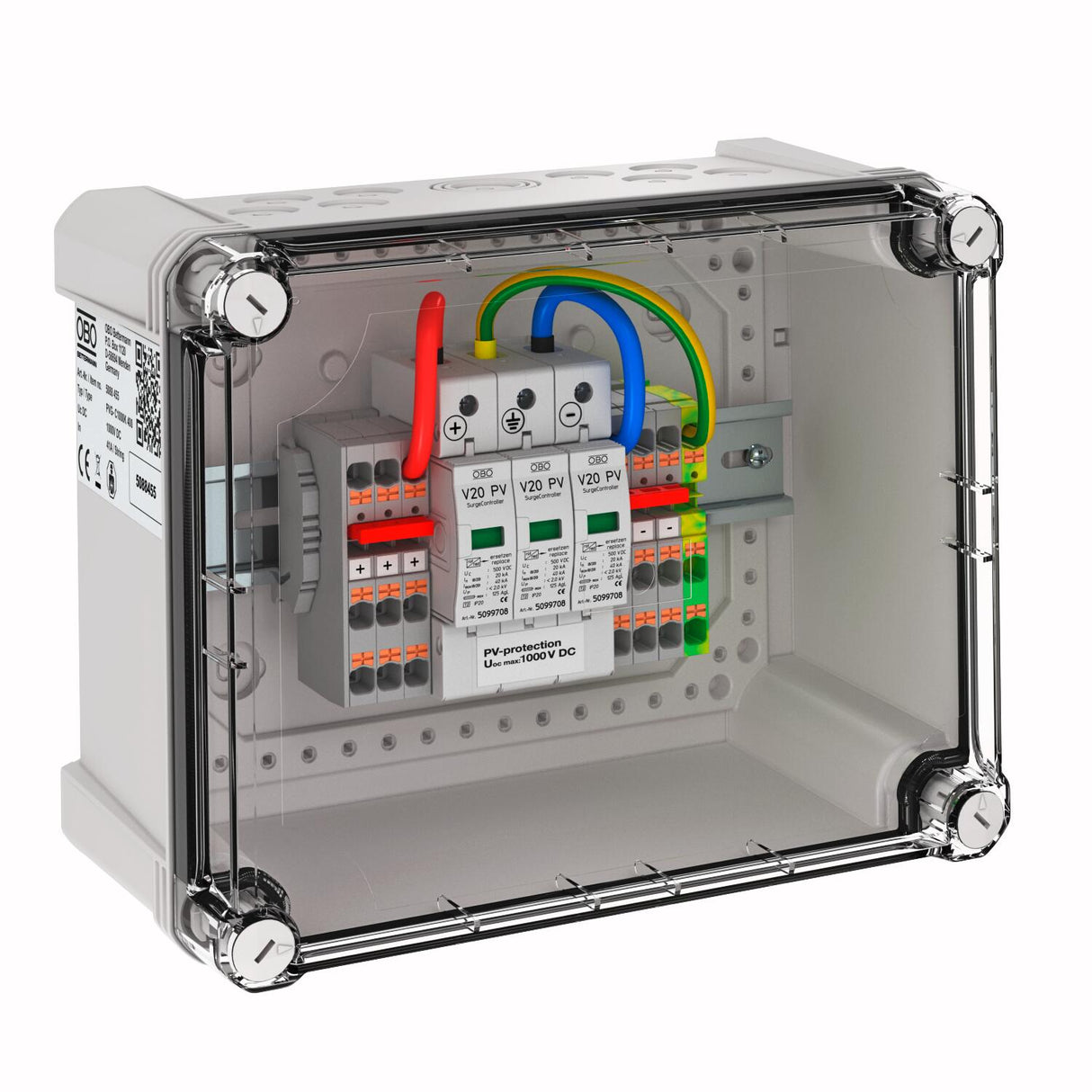 BETTERMANN DC-Stringbox 4f 41A Verschr PVG- C1000K 400 1000V/mess IP66 1p