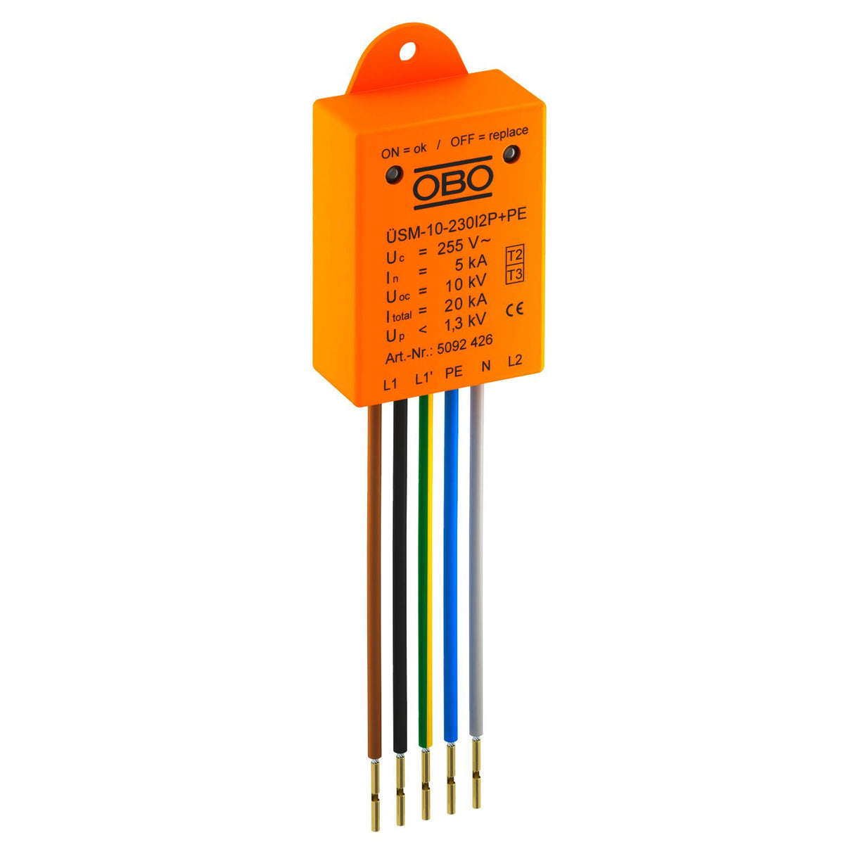 BETTERMANN Überspannungsschutzmodul or ÜSM-10-230I2P+PE 2p
