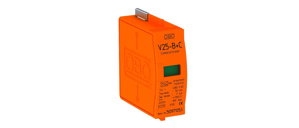 BETTERMANN Kombi-Ableiter Oberteil 1p V25-B+C 0-280 280VAC 0,9kV 1TE