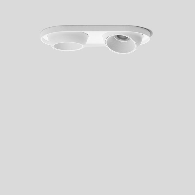 BEGA LED-Einbaustrahler 10,5W Konv DALI 51361.1K3 2LEDs ws 3000K ws 740lm ws mt