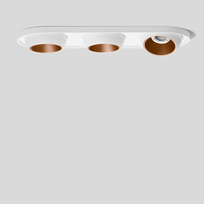 BEGA LED-Einbaustrahler 15W Konv DALI ws 51363.6K3 3LEDs 3000K ws 1110lm ws mt
