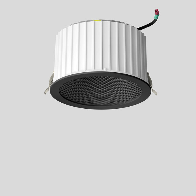 BEGA LED-Einbaustrahler 28,4W Konv 1LED 51458.5K3 sw 3000K ws 3342lm sw mt Alu
