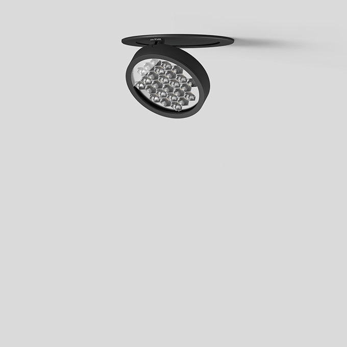 BEGA LED-Einbaustrahler 16W Konv 1LED sw 51537.5K3 3000K ws 1315lm sw mt Alu