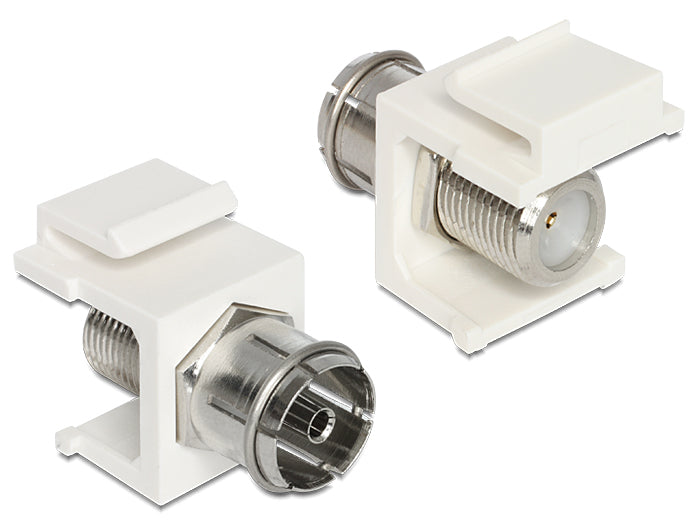 Delock Keystone Modul IEC Buchse > F Buchse