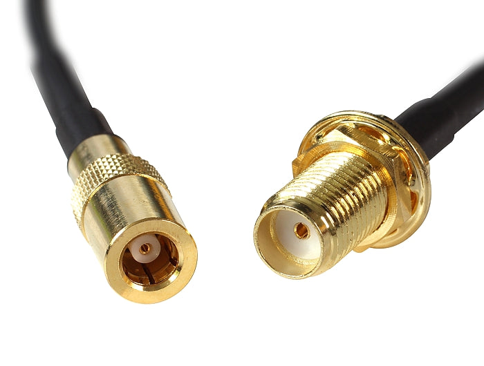 Delock Antennenkabel SMA Buchse zum Einbau > SMB Stecker 200 mm