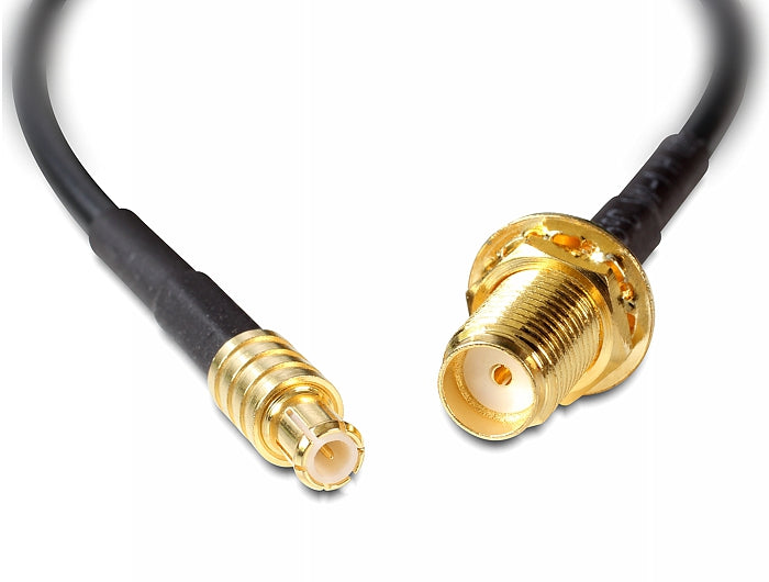 Delock Antennenkabel SMA Buchse zum Einbau > MCX Stecker 200 mm