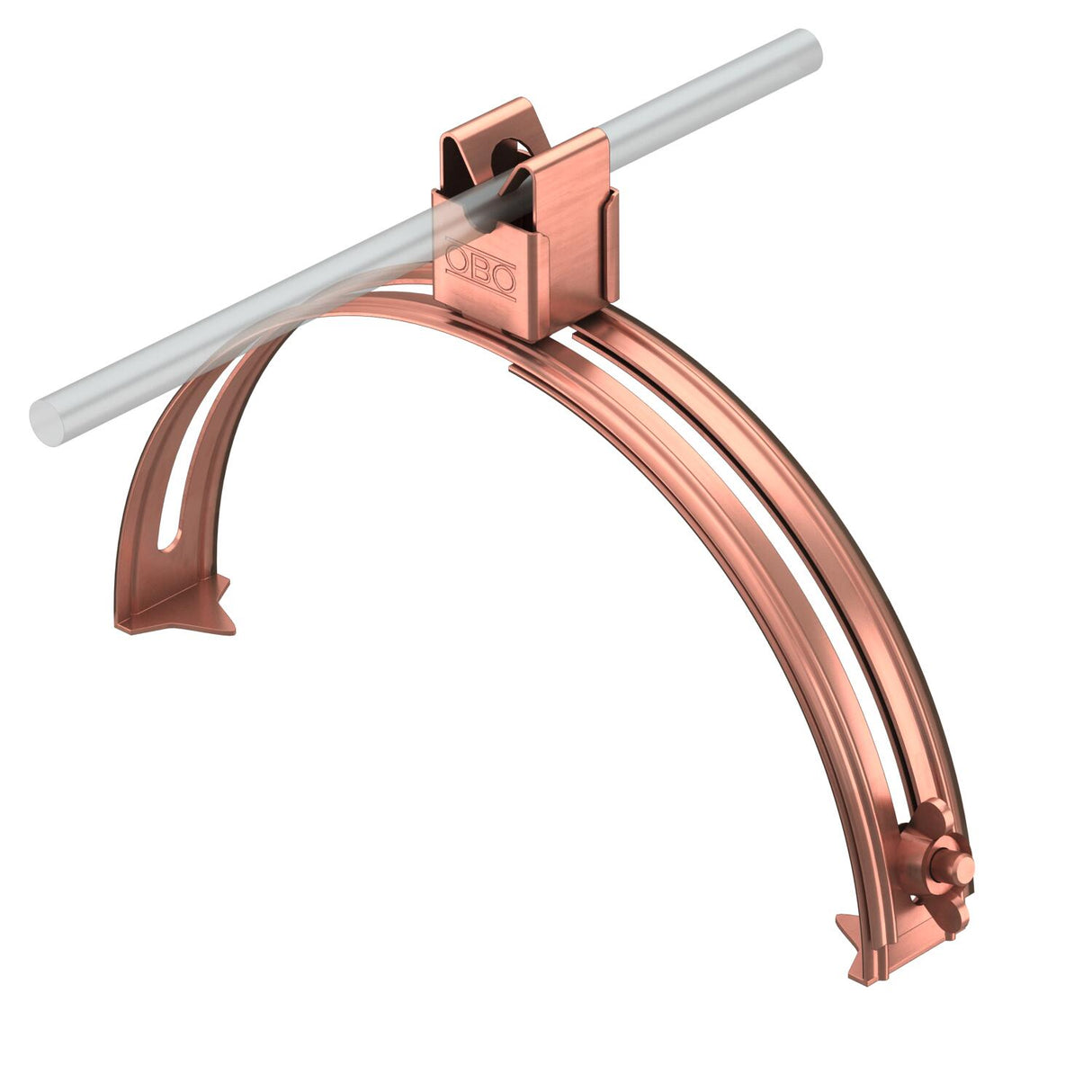BETTERMANN Dachleitungshalter 8mm Cu 132 CU 185-260mm First/Grat m.Clip