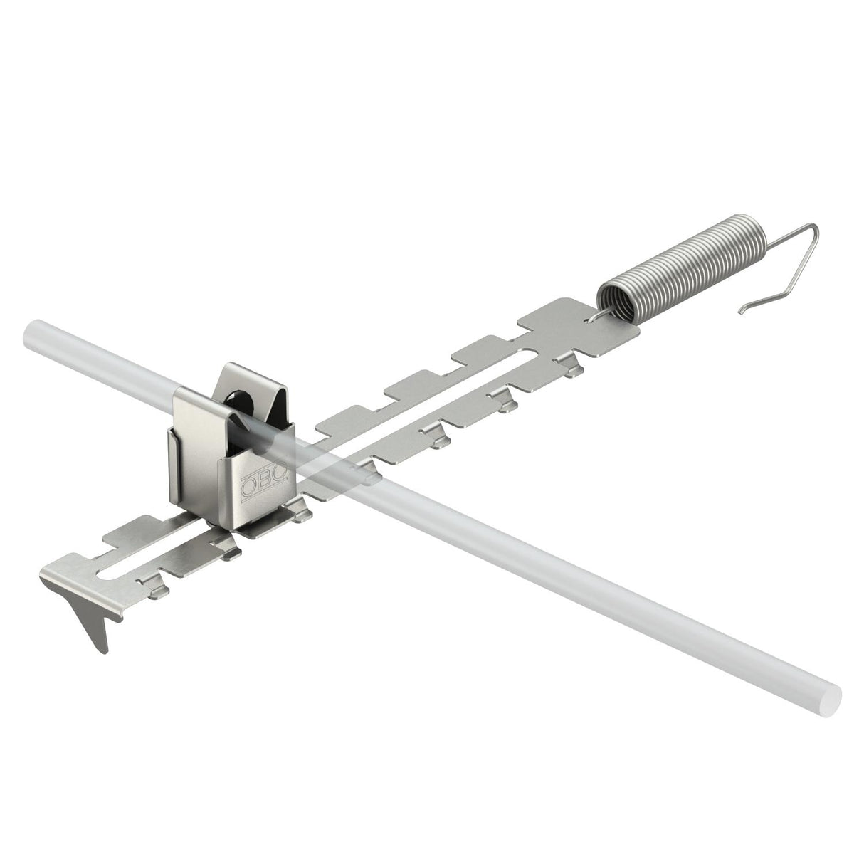 BETTERMANN Dachleitungshalter 8mm V2A 132 U 280-380mm First/Grat m.Clip