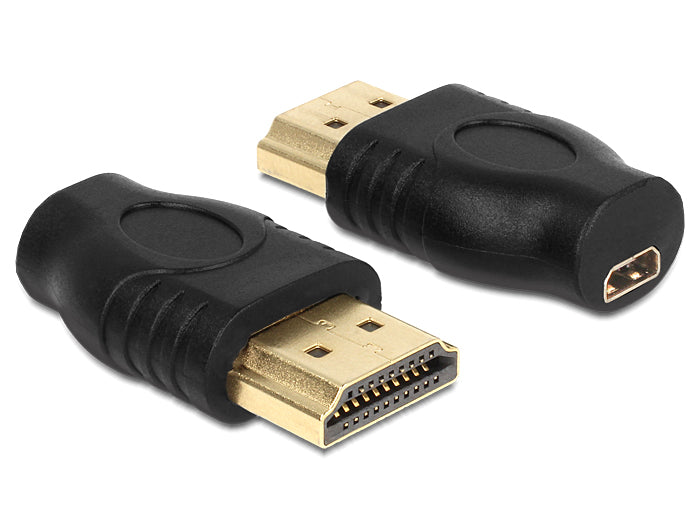 Delock Adapter HDMI Micro-D Buchse > HDMI-A Stecker