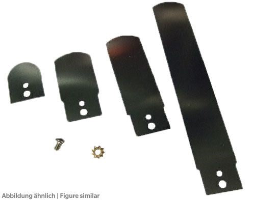 Paddelsatz KIT21A602 1"/2"/3" und 6" Edelstahl für Chlorwasser