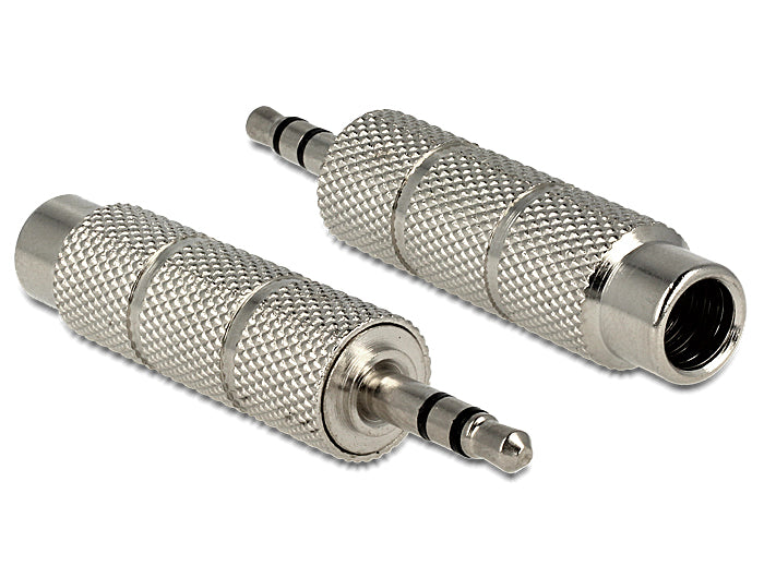 Delock Adapter Klinkenstecker 3,5 mm > Klinkenbuchse 6,35 mm 3 Pin