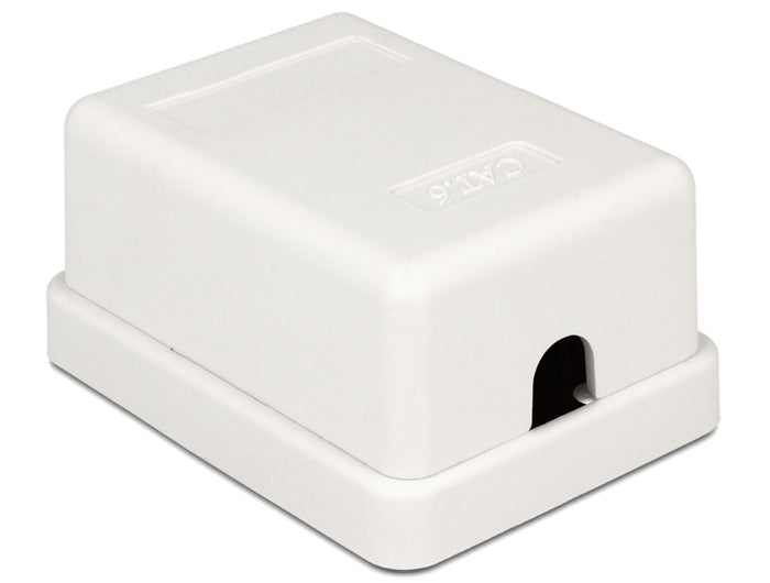 Delock Netzwerk Anschlussdose 1 Port Cat.6 kompakt UTP