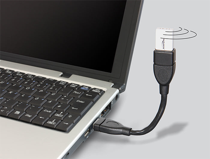Delock Kabel USB 2.0 Typ-A Stecker > USB 2.0 Typ-A Buchse ShapeCable 0,15 m