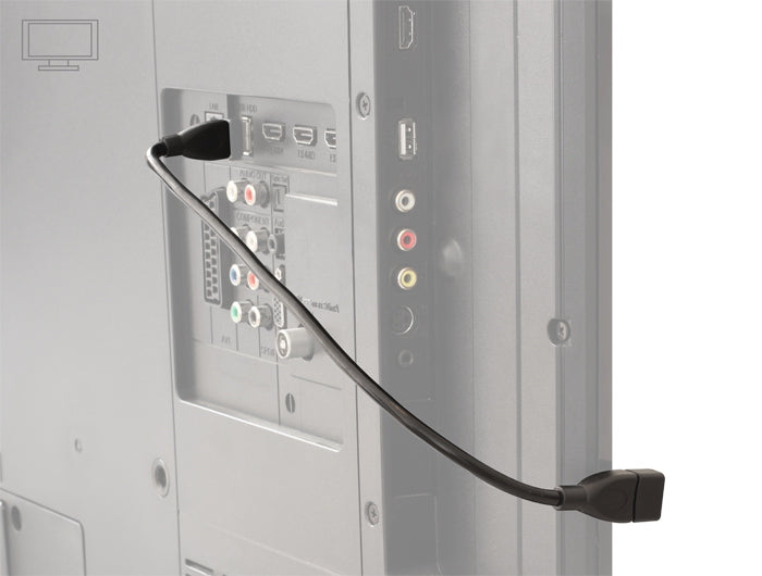 Delock Kabel USB 2.0 Typ-A Stecker > USB 2.0 Typ-A Buchse ShapeCable 0,35 m