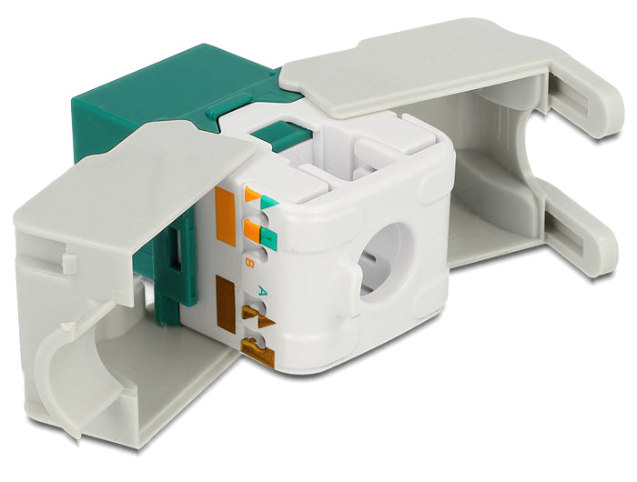 Delock Keystone Modul RJ45 Buchse > LSA Cat.6 UTP grün