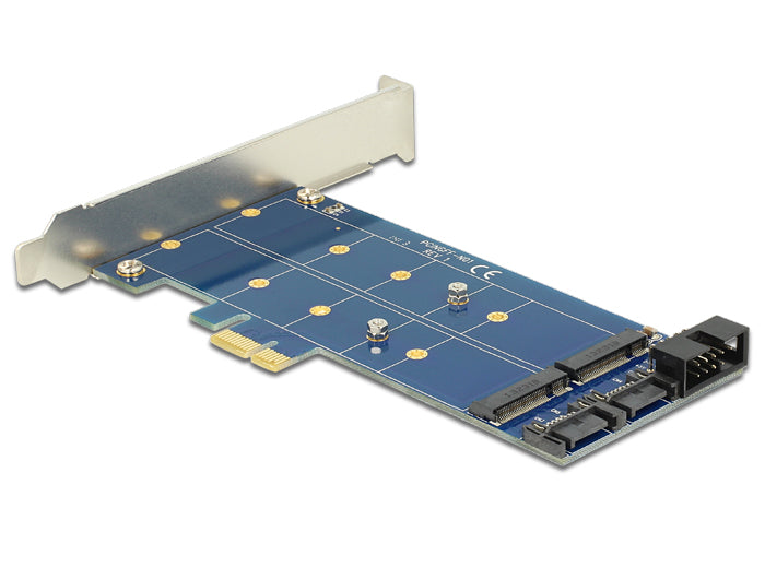 Delock PCI Express x1 Karte > 2 x intern M.2 NGFF