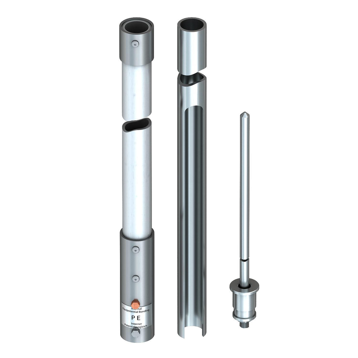 BETTERMANN Fangstange 10000mm Rundleiter isFang IN-A L10 GFK unbeh