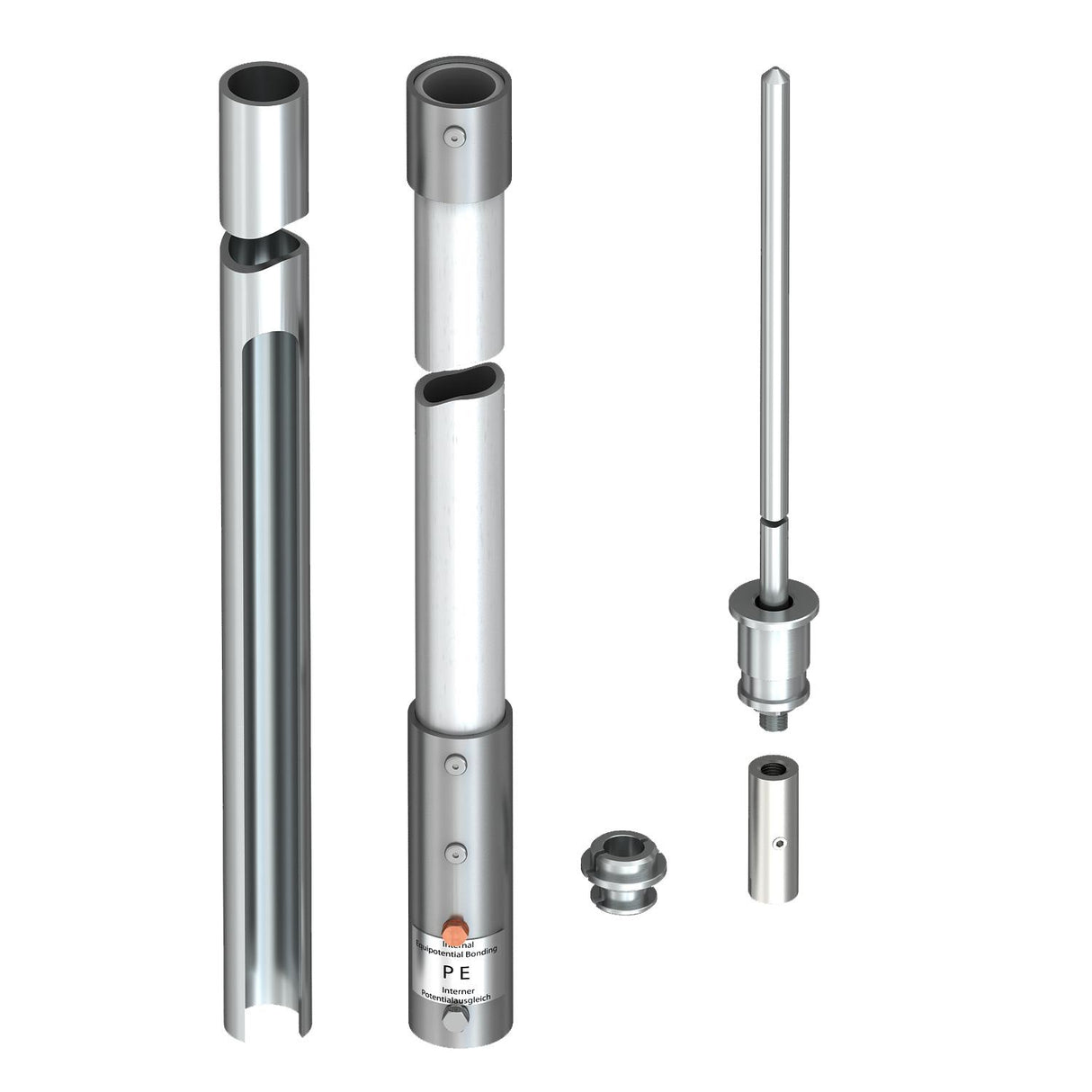 BETTERMANN Fangstange 8000mm 50mm GFK isFang IN-A 8000 Rundleiter unbeh