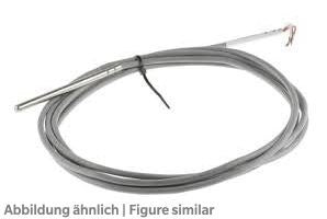 PT100-Fühler Carel 3m, IP65, -50/+250 6x100mm, 3-Leiter