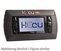 pGD1 Servicebedienteil Hecu weiß, 6 Tasten, 8x22 Zeichen beleuchtet