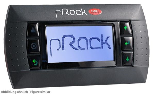 pGD1 Bedienterminal Fronteinbau pRack300 weiß, 6 Tasten, 8x22 Zeichen beleuchtet