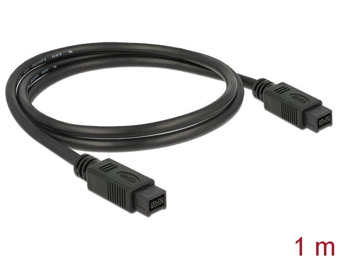 Delock Kabel FireWire 9 Pin Stecker > 9 Pin Stecker 1 m