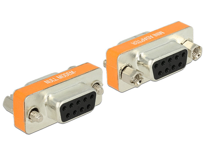 Delock D-Sub 9 Pin Buchse > Buchse Nullmodem Gender Changer