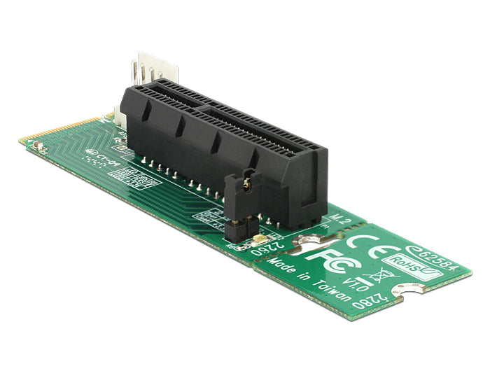 Delock Adapter M.2 Key M Stecker zu PCI Express x4 Slot