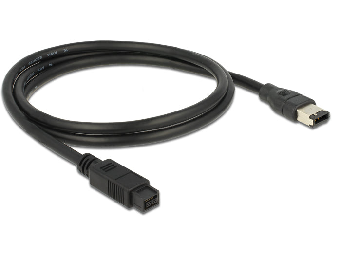 Delock Kabel FireWire 9 Pin Stecker > 6 Pin Stecker 1 m