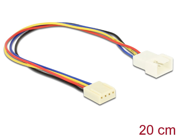 Delock Verlängerungskabel PWM Lüfteranschluss 4 Pin 20 cm