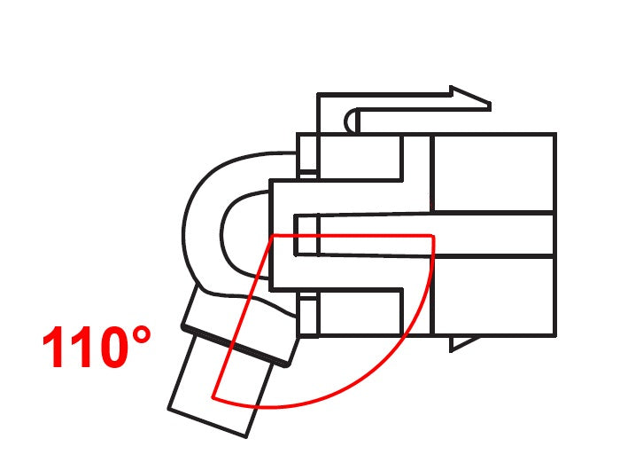 Delock Keystone Modul USB 2.0 A Buchse 110° > USB 2.0 A Buchse mit Kabel weiß