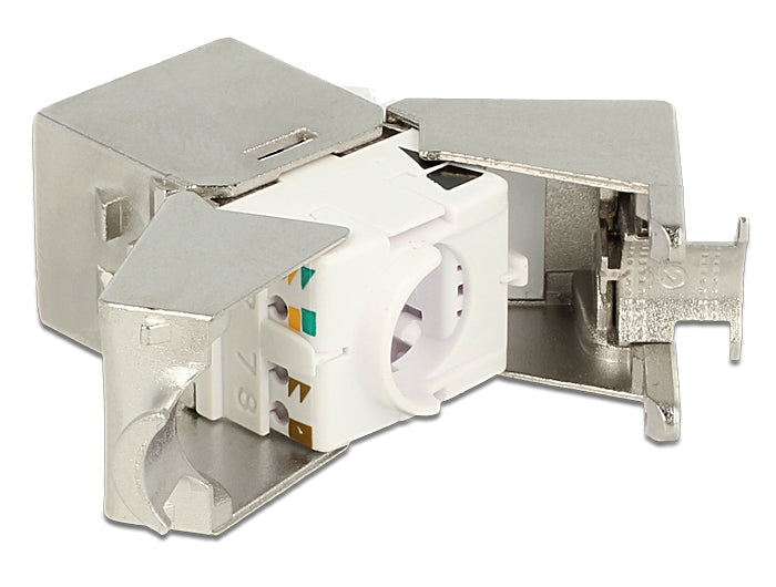 Delock Keystone Modul RJ45 Buchse > LSA Cat.6A STP kompakt
