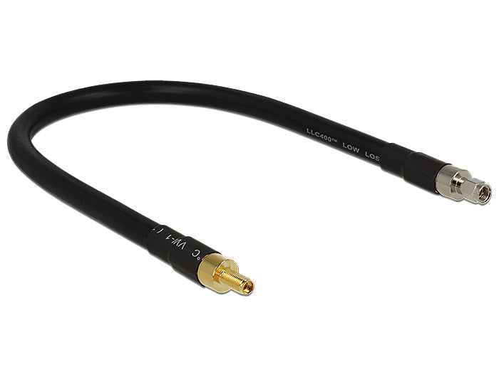 Delock Antennenkabel SMA Stecker > SMA Buchse CFD400 LLC400 0,4 m low loss