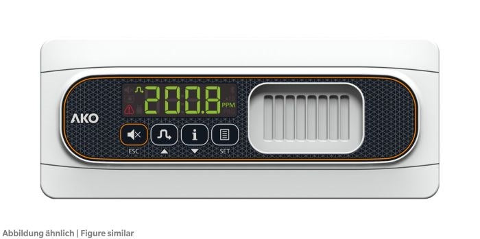 Gaswarnsensor AKO-575744 für CO2 Auslöseschwelle einstellbar