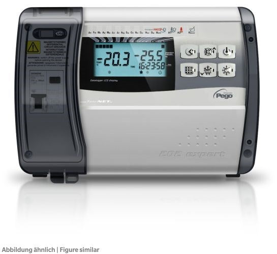 Kompaktsteuerung ECP + R 200 Expert-CR2 230Vac, 1,5kW,Datalogger,m. 3xNTC Fühler