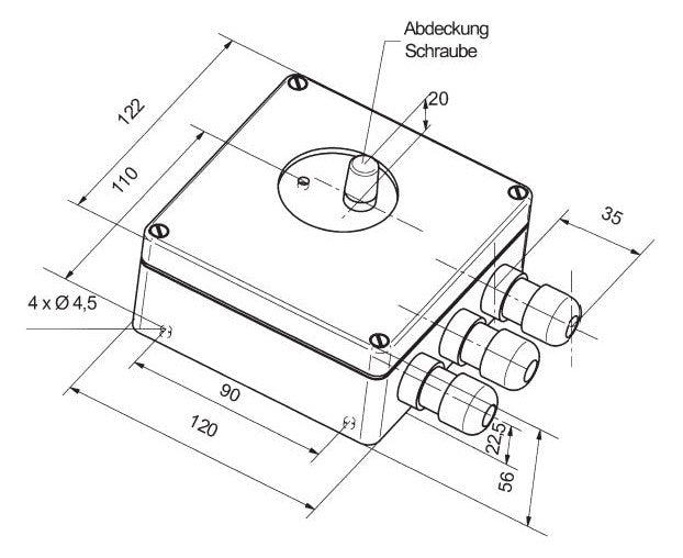 EBERLE Raumthermostat 230V 16A Wechsler UTR 60 IP65 Sensor extern
