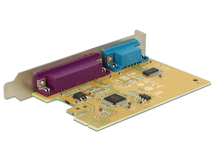 Delock PCI Express x1 Karte zu 1 x Seriell + 1 x Parallel