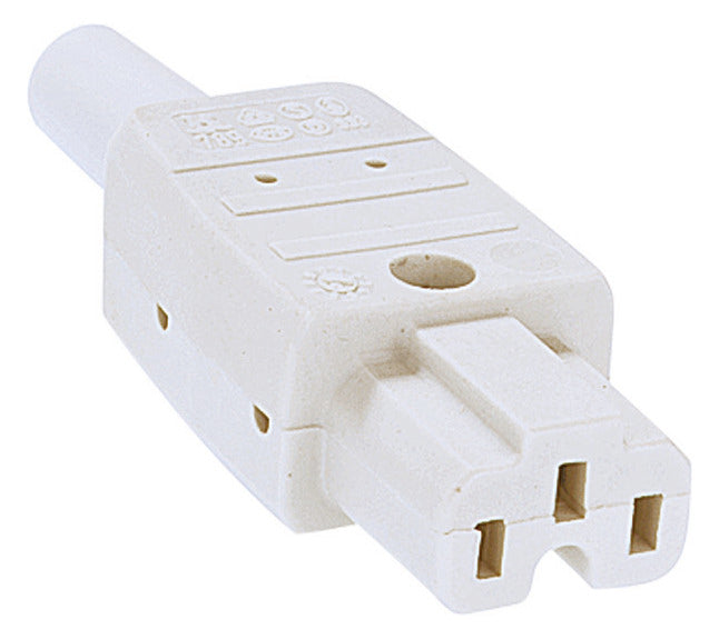 BACHMANN Heißgerätebuchse Kst IP20 ger 916.970 gr Schraubkl f.Schutzk.Stift