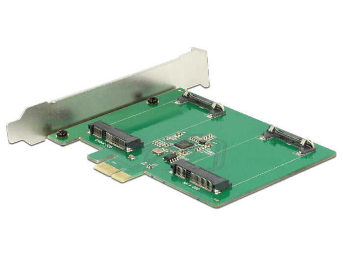 Delock PCI Express x1 Karte > 2 x intern mSATA