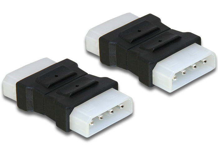 Delock Adapter 4 Pin Molex Stecker zu Stecker