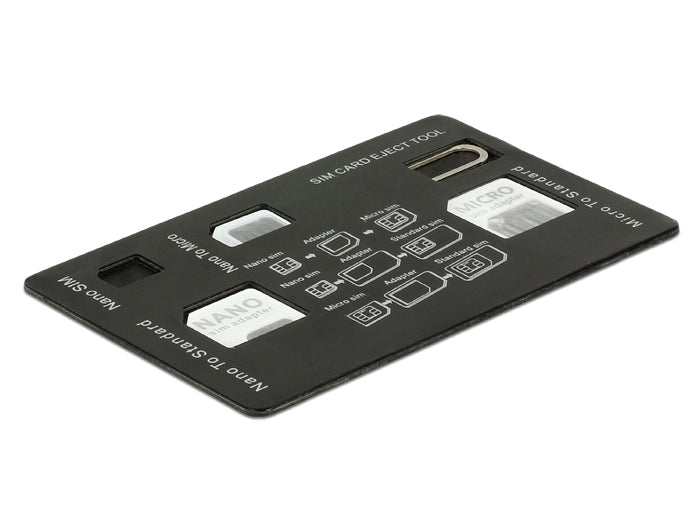 Delock 4 in 1 SIM Karten Adapter Set