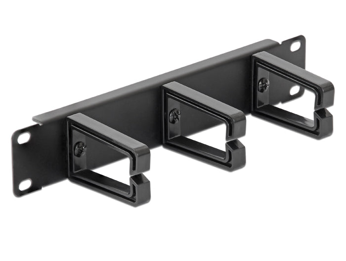 Delock 10″ Kabelmanagement Panel schwarz