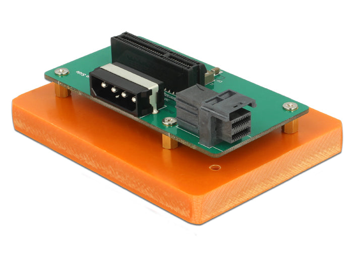 Delock Adapter SFF-8643 > PCIe x4 mit Befestigungsplatte