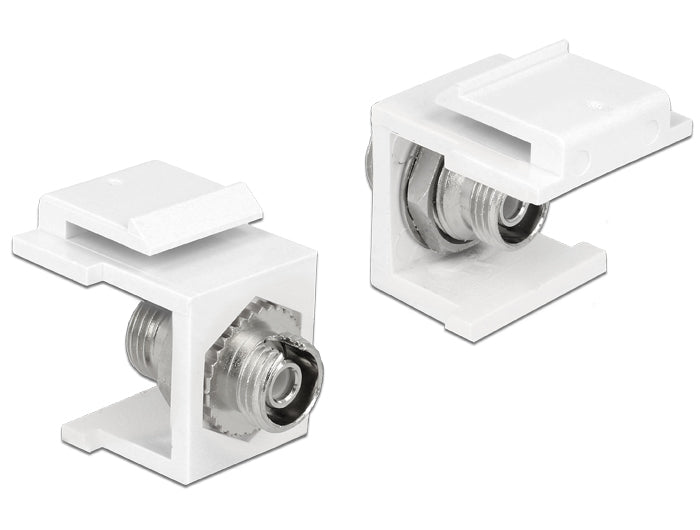 Delock Keystone Modul FC Simplex Buchse > Buchse weiß