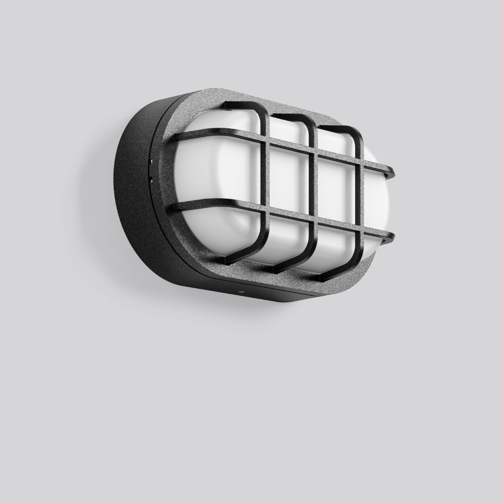 RZB LED-Ovalanbauleuchte 12W 3000K 670lm AluLux 582064.0031 anth
