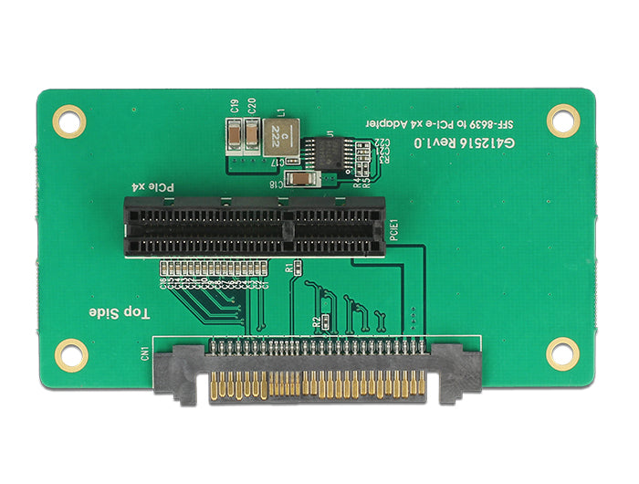 Delock Adapter U.2 SFF-8639 > PCIe x4 mit Befestigungsplatte