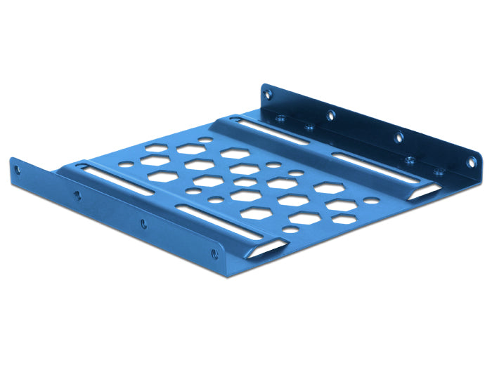 Delock Aluminium Einbaurahmen 2.5″ zu 3.5″ blau