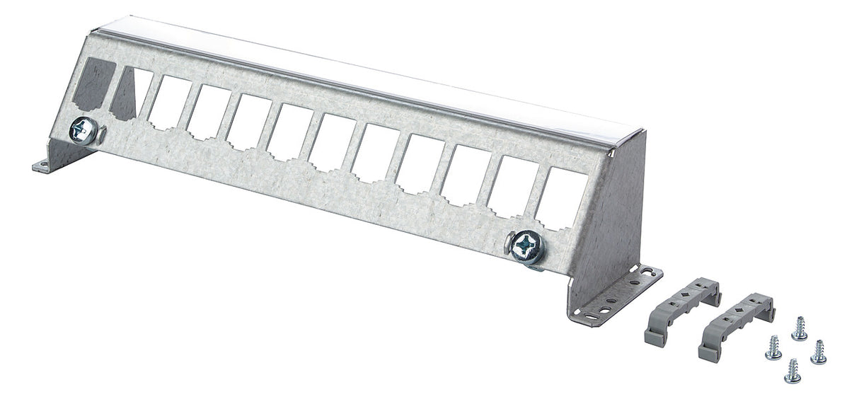 METZ CONNECT Modulträger Hutschiene 130927-1200-E 12Ports 53,5x239x52mm