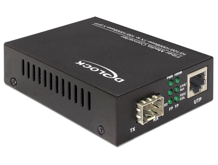 Delock Medienkonverter 10/100/1000Base-T zu 100/1000Base-X SFP